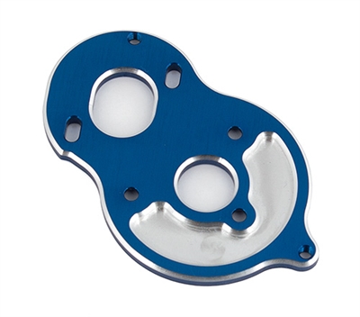 Associated RC10B6.1 Standup Motor Plate, blue aluminum