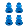 Associated RC10B6.1 Shock Bushings-10mm, blue aluminum (4)