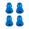 Associated Shock Bushings 7mm, blue aluminum (4)