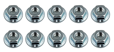 Associated RC10B6.1 M4 Serrated Wheel Nuts (10)