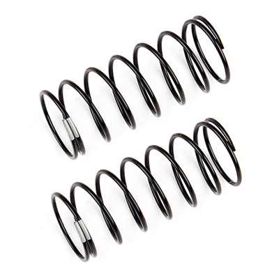 Associated RC10B6.1 Front Shock Springs, gray (3.60 lb, 44mm) (2)