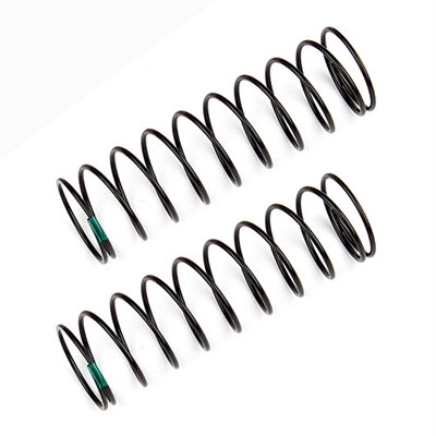 Associated Rear Shock Springs, green (1.80 lb, L61mm) (2)