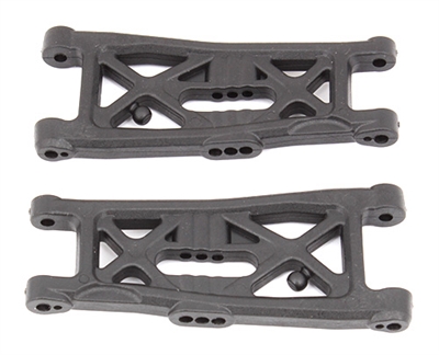 Associated RC10B6.4 FT Front Suspension Arms, gull wing, carbon