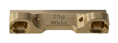 Associated RC10B6.4 FT Arm Mount C, wide, brass