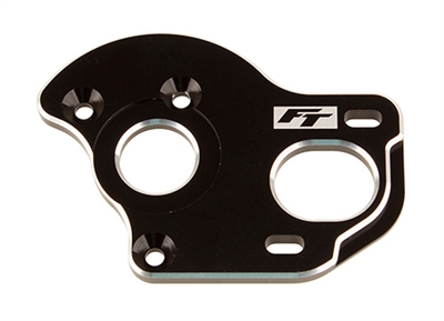 Associated RC10B6.4 Laydown/Layback Motor Plate, 3.5mm, black