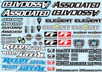 Associated RC10B6.4 AE Decal Set