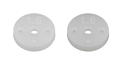 Associated FT 13mm Shock Pistons, 2.5mm, 2x1.6