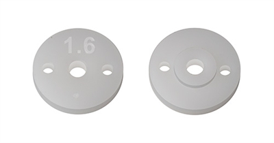 Associated FT 13mm Shock Pistons, 2.0mm, 2x1.6