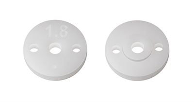 Associated FT 13mm Shock Pistons, 2.0mm, 2x1.8