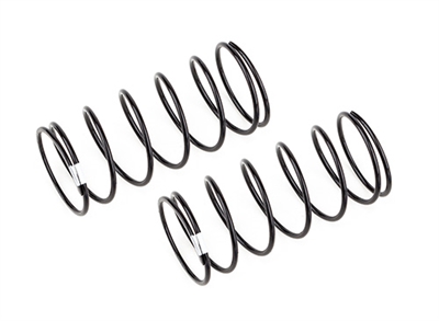 Associated 13mm Front Shock Springs, white 3.3lb/in, L44, 7.25T, 1.2D