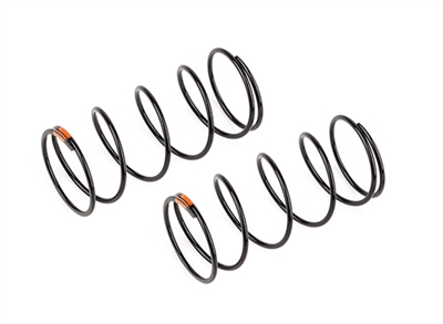 Associated 13mm Front Shock Springs, orange 4.3lb/in, L44, 6.0T, 1.2D