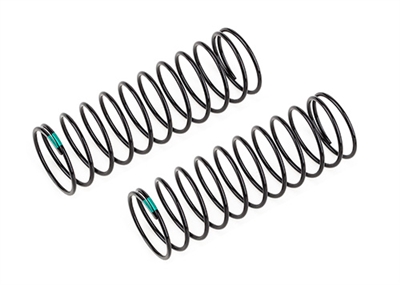 Associated 13mm Rear Shock Springs, green 1.8lb/in, L61, 11.5T, 1.2D