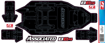 Associated RC10B6.4 FT Chassis Protective Film