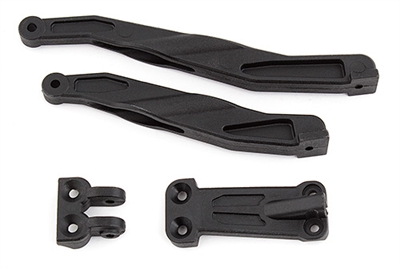 Associated B64 Chassis Brace Set (F&R)