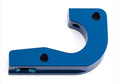 Associated B64 Motor Mount Slide, blue aluminum