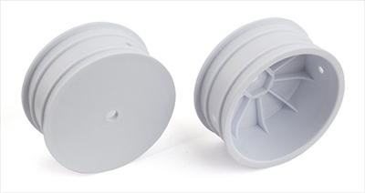 Associated 4WD Front Wheels, 2.2 in, 12 mm Hex, white