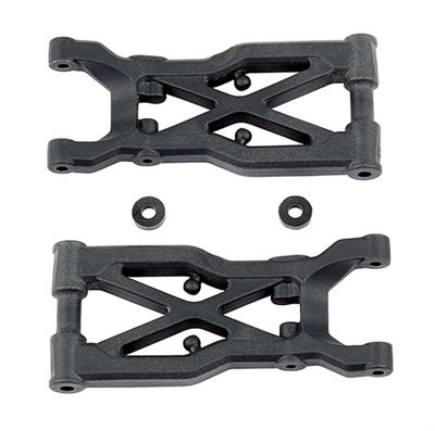 Associated RC10B74 Rear Suspension Arms, Hard (2)