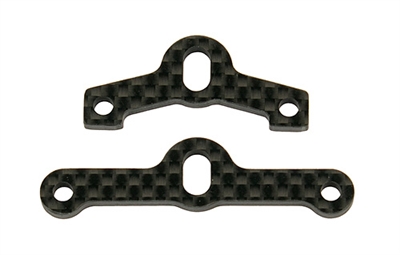 Associated RC10B74 Body Post Brace Set, carbon fiber
