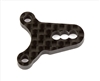 Associated RC10B74 Steering Bellcrank Input Arm, carbon fiber