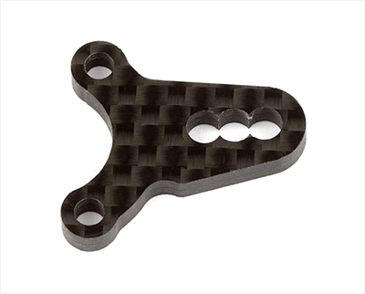 Associated RC10B74 Steering Bellcrank Input Arm, carbon fiber