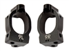 Associated RC10B74 Steering Blocks - 9 degrees, black aluminum (2)