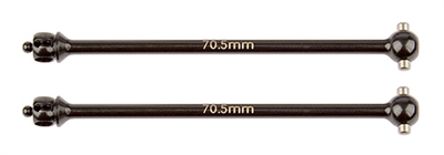 Associated RC10B74 Front DCV Bones, 70.5mm (2)