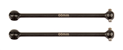 Associated RC10B74 Rear CVA Bones, 66 mm (2)
