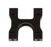 Associated RC10B74 Center Bulkhead, black aluminum