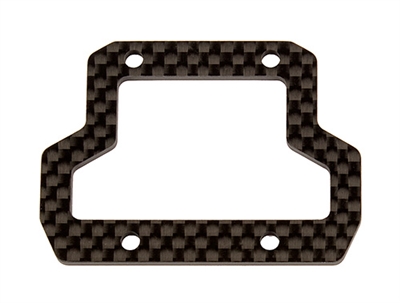 Associated RC10B74 Center Bulkhead Brace, carbon fiber