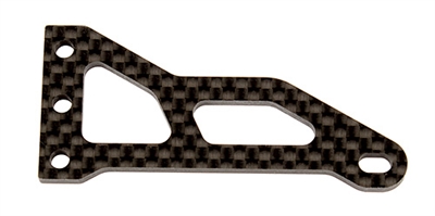 Associated RC10B74 Servo Mount Brace, carbon fiber