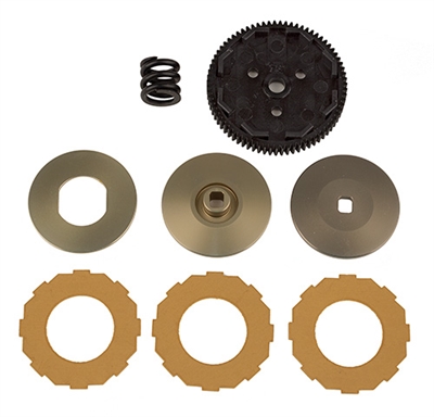 .Associated RC10B74.1 and B74.2 3-Pad Slipper Conversion