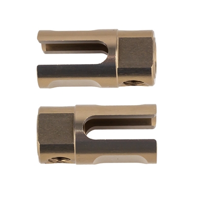 Associated RC10B74.2 Center Dogbone Outdrives, aluminum