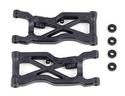 Associated RC10B7 FT Rear Suspension Arms, carbon