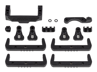 Associated RC10B7 Battery, Fan, Servo Mount Set