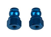 Associated RC10B7 Shock Bushings, 8mm, blue aluminum