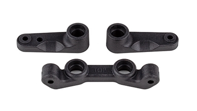 Associated RC10B7 FT Steering Bellcrank and Rack Set, carbon