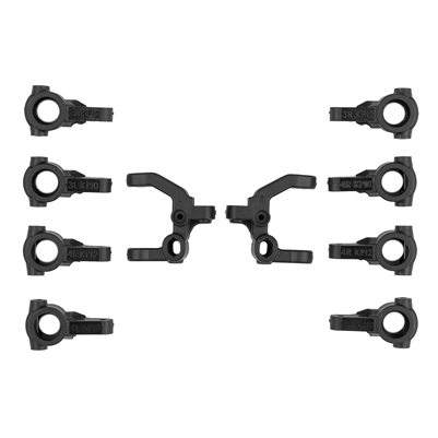 Associated RC10B7.1 Caster and Steering blocks