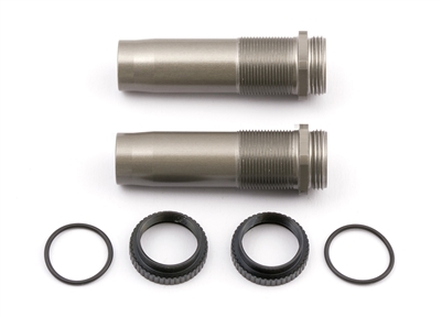 .Associated B44 Threaded Shock Bodies-1.18, Hard Anodized (2)