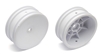 Associated 2wd Front Buggy Wheels 2.2 inch with 12mm hex, white (2)