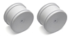 Associated 2WD/4WD White Rear Wheels, 2.2 in, 12 mm Hex (2)