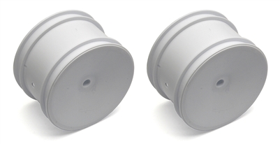 Associated 2WD/4WD White Rear Wheels, 2.2 in, 12 mm Hex (2)