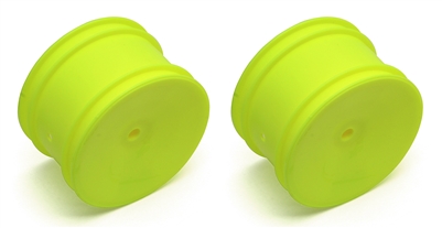Associated 2WD/4WD Rear Wheels, 2.2 in, 12 mm Hex, yellow