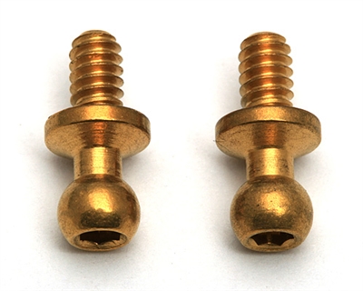 Associated Titanium Nitride Ballstuds, 4-40 x .20 - Long (2)