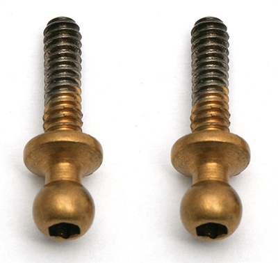 Associated Titanium Nitride Ballstuds, 4-40 x .40 - Long (2)