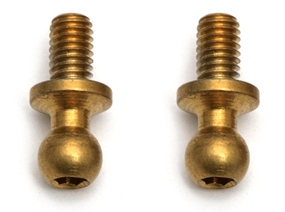 Associated Titanium Nitride Ballstuds, 4-40 x .20 - Short (2)