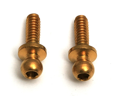 Associated Titanium Nitride BalLSTuds, 4-40 x .30 - Short (2)