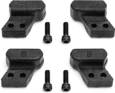 Associated SC10.2 FT Hub Tower Set For Aluminum Rear Hub Carriers (2)