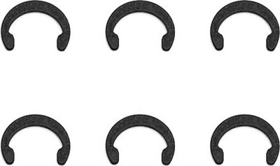 Associated SC10.2/T4.2/B4.2 C-Clips, 3/16" (6)