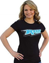 .Associated Women's Reedy 3d T-Shirt, Black-XL, X-Large