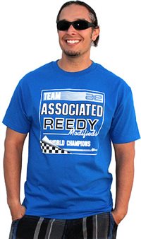 .Associated Ae Retro T-Shirt, Blue Large